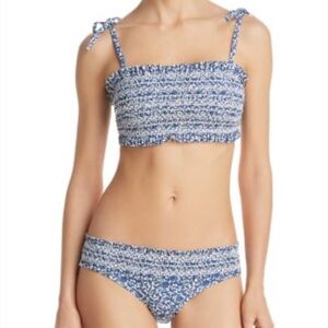 Tory Burch Costa Print Bandeau Bikini Set